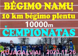 BĖGIMO NAMŲ 10 km bėgimo plentu čempionatas