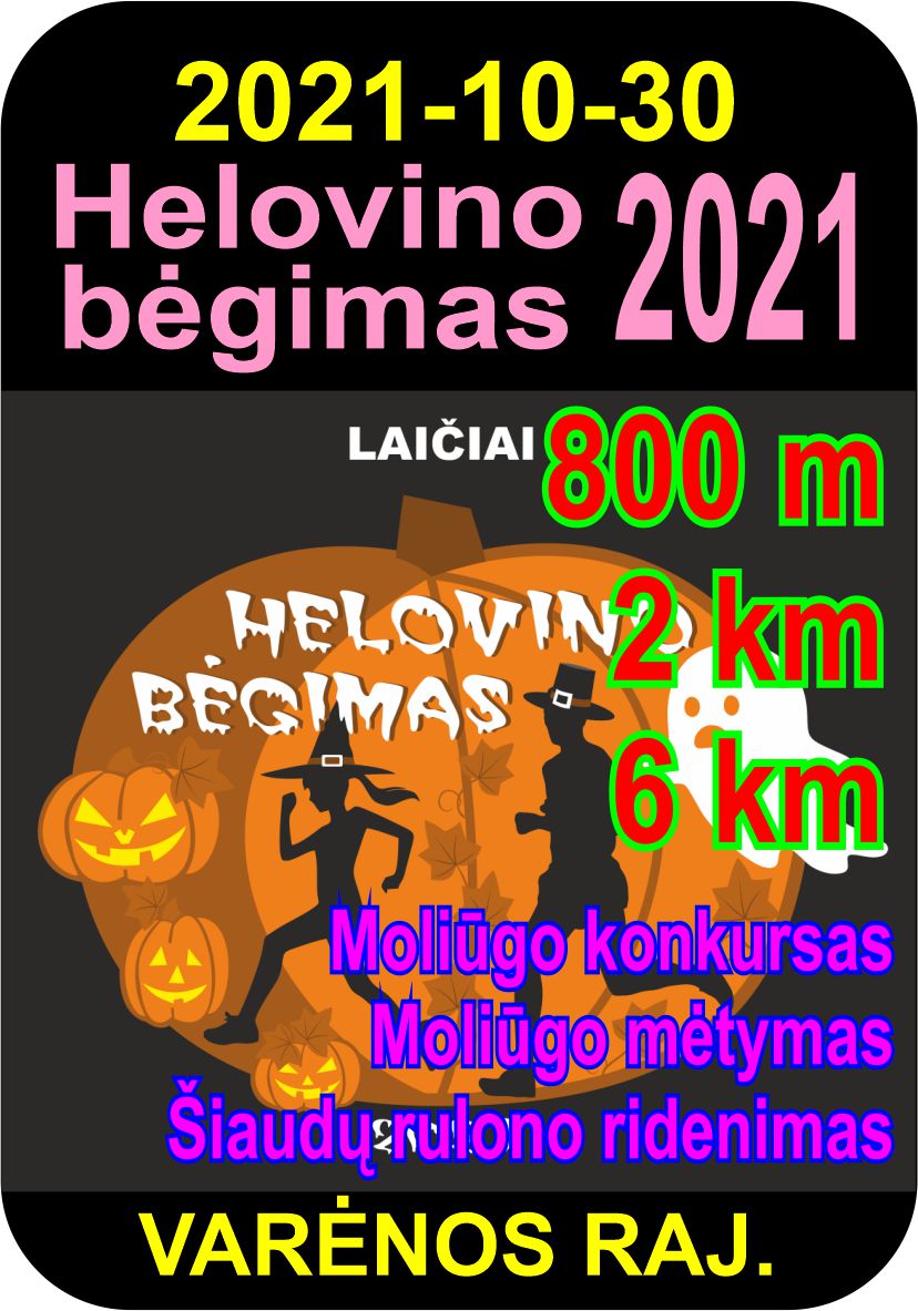 Helovino bėgimas 2021