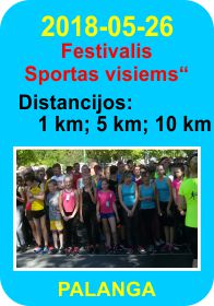 Festivalio „Sportas visiems“ bėgimo varžybos