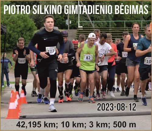 Ilgų nuotolių bėgiko Piotro Silkino gimtadienio bėgimas